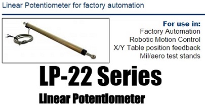 ASG Linear Potentiometer Position Sensor