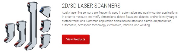 Acuity 2D / 3D Laser Scanners