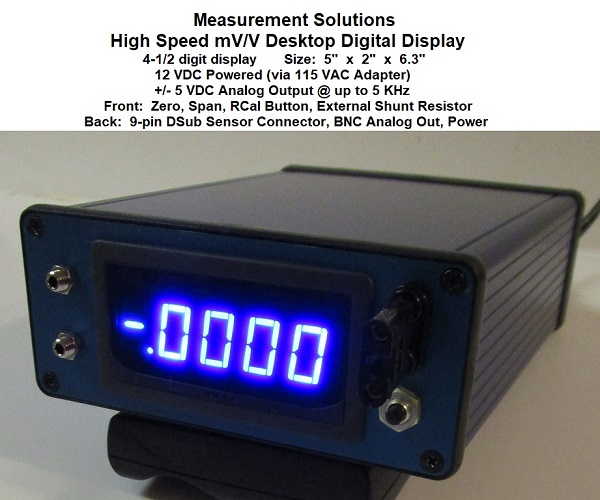 MeaSol Blue Load Cell Display